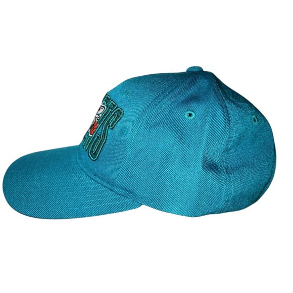 Charlotte Hornets NBA American Needle One Size Snapback Hat Blue Spell Out Rare - Picture 2 of 7